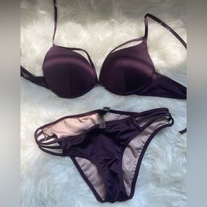 Victoria Secret Wine Colored Sexy Bikini Set